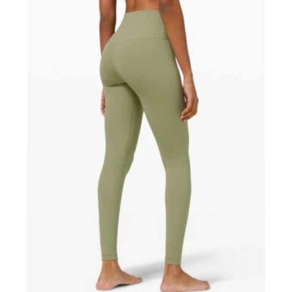 Lululemon Align HR Yoga Running Outdoor Rosemary Green Pants - Picture 3 of 9